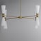 Maxim Lighting Krevat 8-Light Chandelier, Black/Natural Aged Brass 24828SWBKNAB - alternate 2